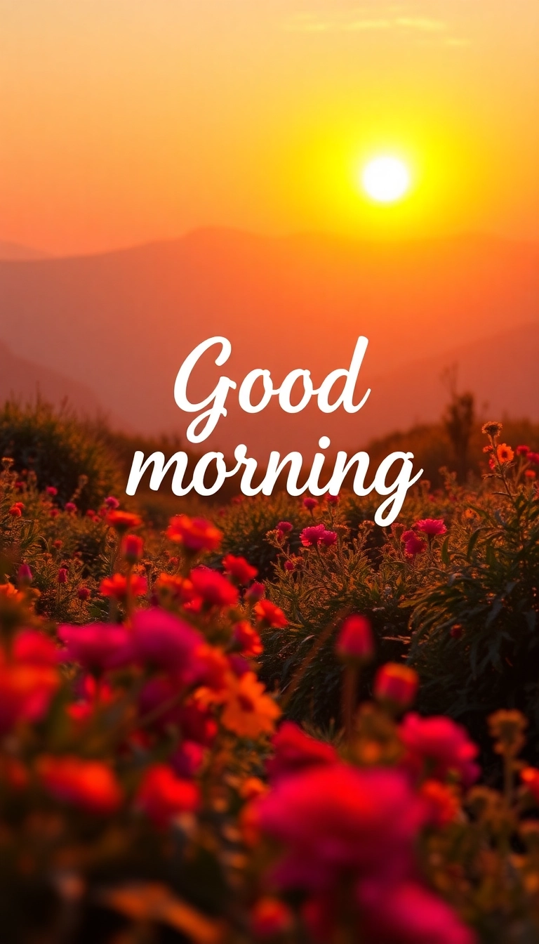 iPhone Serene AI Good Morning Masterful Wallpaper Copyright-Free Stock Photo